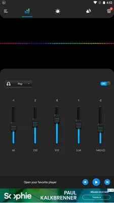 BASS EQUALIZER android App screenshot 0