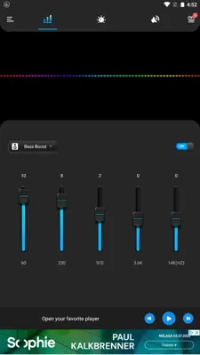 BASS EQUALIZER android App screenshot 1